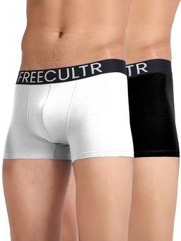 FREECULTR - Men's Multi-Color Organic Cotton Trunks (Pack of 2)