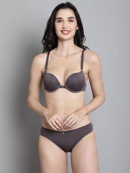 Makclan - Grey Fashion Meets Function Lace Lingerie Bra and Panty (Set of 2)