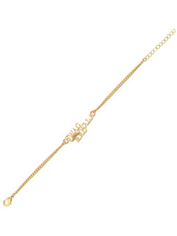 Voylla - Swag Wala Bro Gold Tone Bracelet Style Rakhi