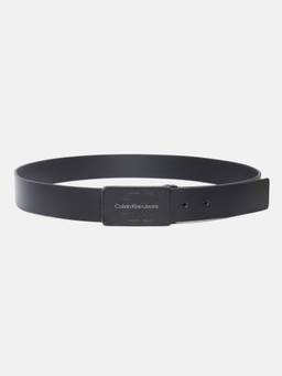 Calvin Klein - Solid Black Leather Classic Belt