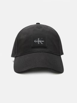 Calvin Klein - Solid Black Cotton Baseball Cap