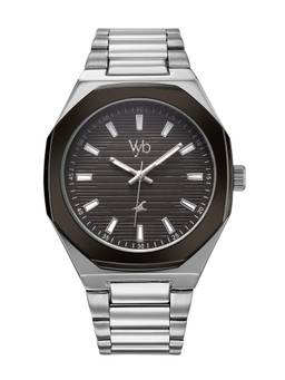 Fastrack - Vyb Limitless Quartz Analog 3 Grey Round Dial Watch ( FV30012KM06W ) (M)
