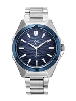 Fastrack - Vyb Quest Quartz Analog 3 Blue Round Dial Watch ( FV30028KM04W ) (M)