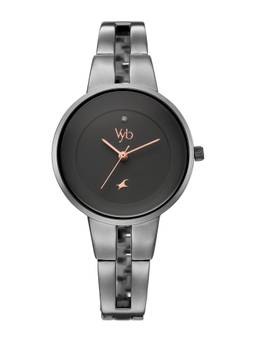 Fastrack - Vyb Halo Quartz Analog 3 Grey Round Dial Watch ( FV60035QM03W ) (M)