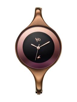 Fastrack - Vyb Slayer Quartz Analog 3 Black Round Dial Watch ( FV60069QM01W ) (M)