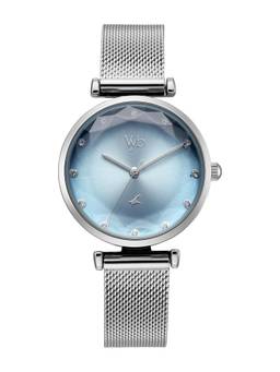 Fastrack - Vyb Aura Quartz Analog 3 Blue Round Dial Watch ( FV60070SM01W ) (M)