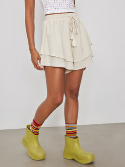 Cider - Double Layered Baggy Pull-On Shorts
