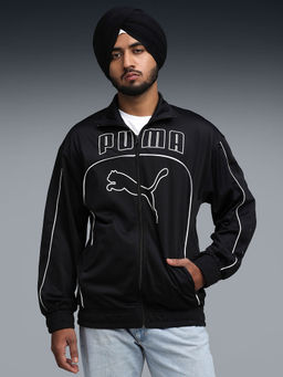 Puma - Men Black Printed Bomber Jacket