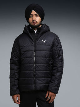 Puma - Men Black Solid Puffer Jacket