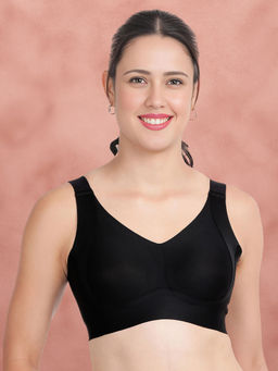 Shyaway - Black Beauty Side Support Seamless Bra