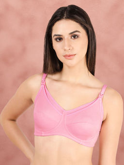 Shyaway - Baby Pink Clip-On Full Coverage Nursing Bra