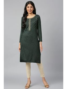 Aurelia - Grey Winter Kurta