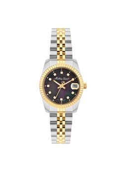 Mathey-Tissot - Swiss Made Mathey Ii Quartz Crystal Black Dial Womens Watch - D710BN