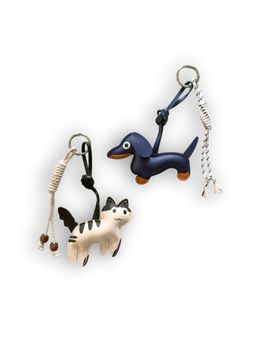 EcoRight - Unisex Whiskers And Dash Bags Charms Combo