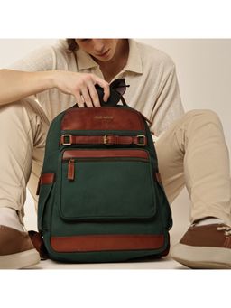 Gauge Machine - Unisex Green 16 Inch Backpack
