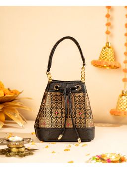 Suave Bags - Emerald Green Meher Bucket Bag