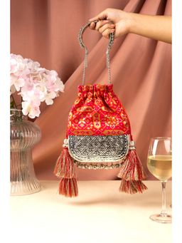 Suave Bags - Red Patola Bliss Bag