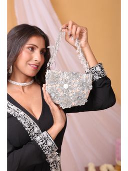 sugarcrush - Fiona Silver Flap Bag