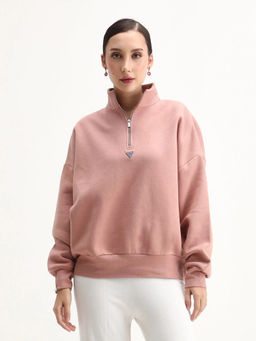 RAREISM - Solid Dark Beige Womens Sweatshirt