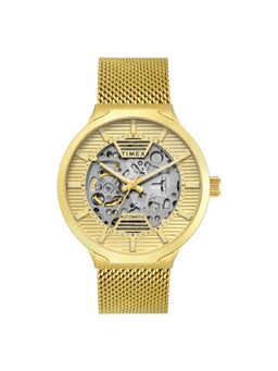 Timex - Signio Champagne Round Dial Analog Men Watch - TWEG31500 (M)