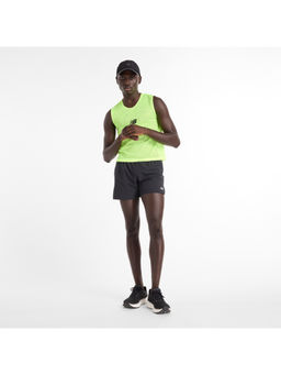 New Balance - Black Polyester Solid Shorts