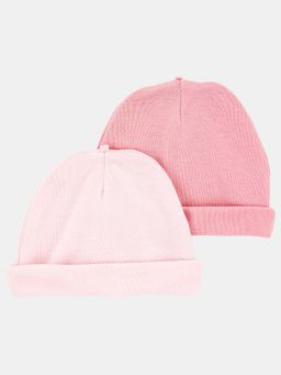 Carter's - Baby Girl Pink Caps (Pack of 2)