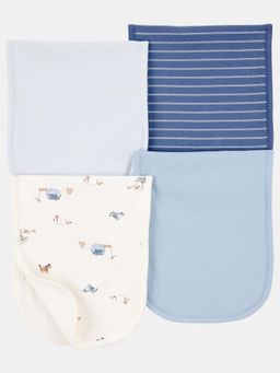 Carter's - Baby Boy Multi-Color Burp Cloths (Pack of 4)
