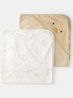 Carter's - Kids Multi-Color Hooded Bath Towels (Pack of 2)