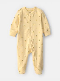 Carter's - Baby Girl Yellow Lemon Cotton Sleepsuit