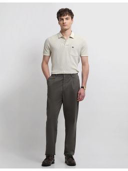 Arrow Sports - Mens Mid Rise Slim Fit Trousers