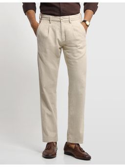 Arrow Sports - Mens Dobby Hudson Regular Fit Trousers