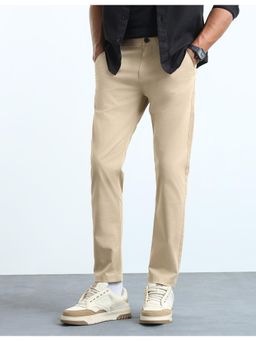Flying Machine - Machine Mens Slash Slim Tapered Fit Twill Trousers