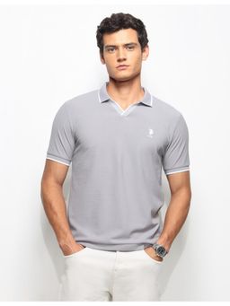 U.S. POLO ASSN. - Mens Textured Slim Fit Polo T-Shirt