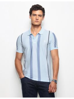 U.S. POLO ASSN. - Mens Vertical Striped Slim Fit Polo T-Shirt