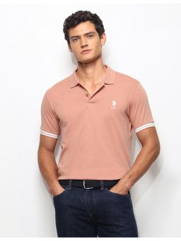 U.S. POLO ASSN. - Mens Solid Slim Fit Polo T-Shirt