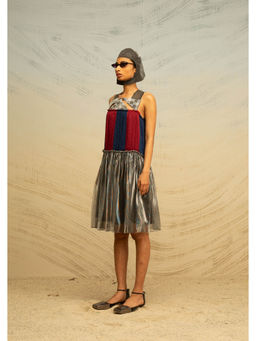 AKHL - Multi-Colour Sequins Yoke Dress