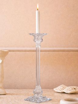 Aarvi Decor - Diamond Cut Crystal Ball Candle Holder