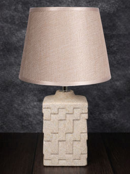Aarvi Decor - Beige Ceramic Table Lamp