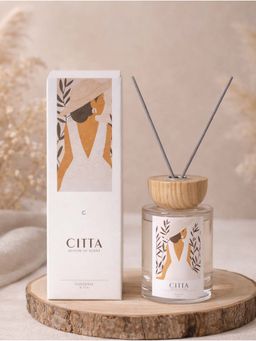 Aarvi Decor - Transparent Gardenia Bloom Aroma Reed Diffusers 150 Ml