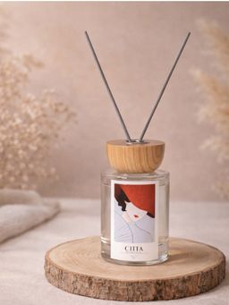 Aarvi Decor - Transparent Zen Tea Bloom Aroma Reed Diffusers 150 Ml