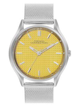 French Connection - Men Mustard Dial Analog Watch-FCN088SM (M)