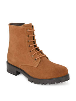 CARLO ROMANO - Solid Tan Leather Ankle Boot