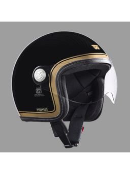 Royal Enfield - Black Polycarbonate Solid Helmet