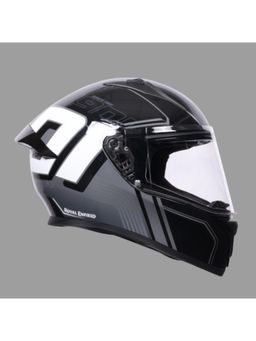 Royal Enfield - Black Polycarbonate Solid Helmet