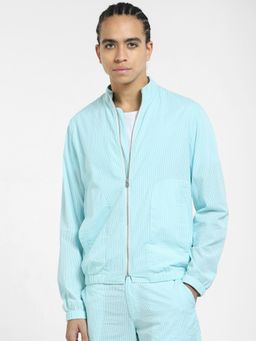 Jack & Jones - Turquoise Printed Co-ord Jacket