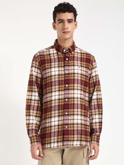 Tommy Hilfiger - Mens Brown Checks Shirt