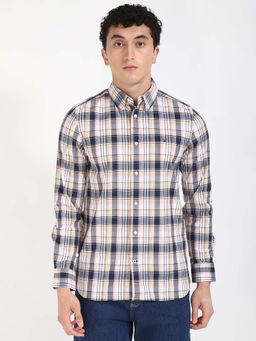 Tommy Hilfiger - Mens Beige Checks Shirt