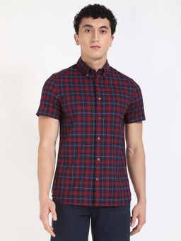 Tommy Hilfiger - Mens Red Checks Shirt