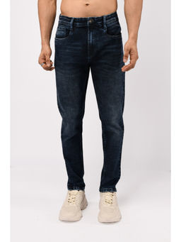 TAILORAEDGE - Navy Blue Classic Edge Tailored Jeans