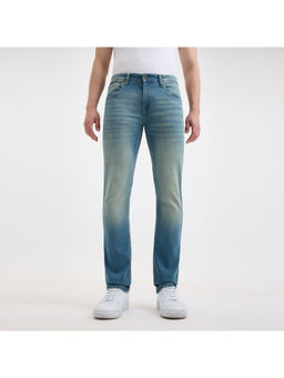 Pepe Jeans - Men Blue Slim Fit Mid Rise Jeans